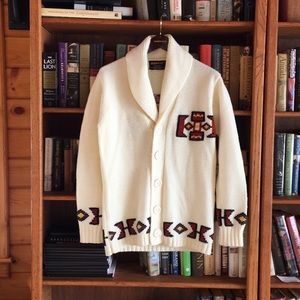 VINTAGE ESPIRIT BY CAMPUS AZTEC CARDIGAN